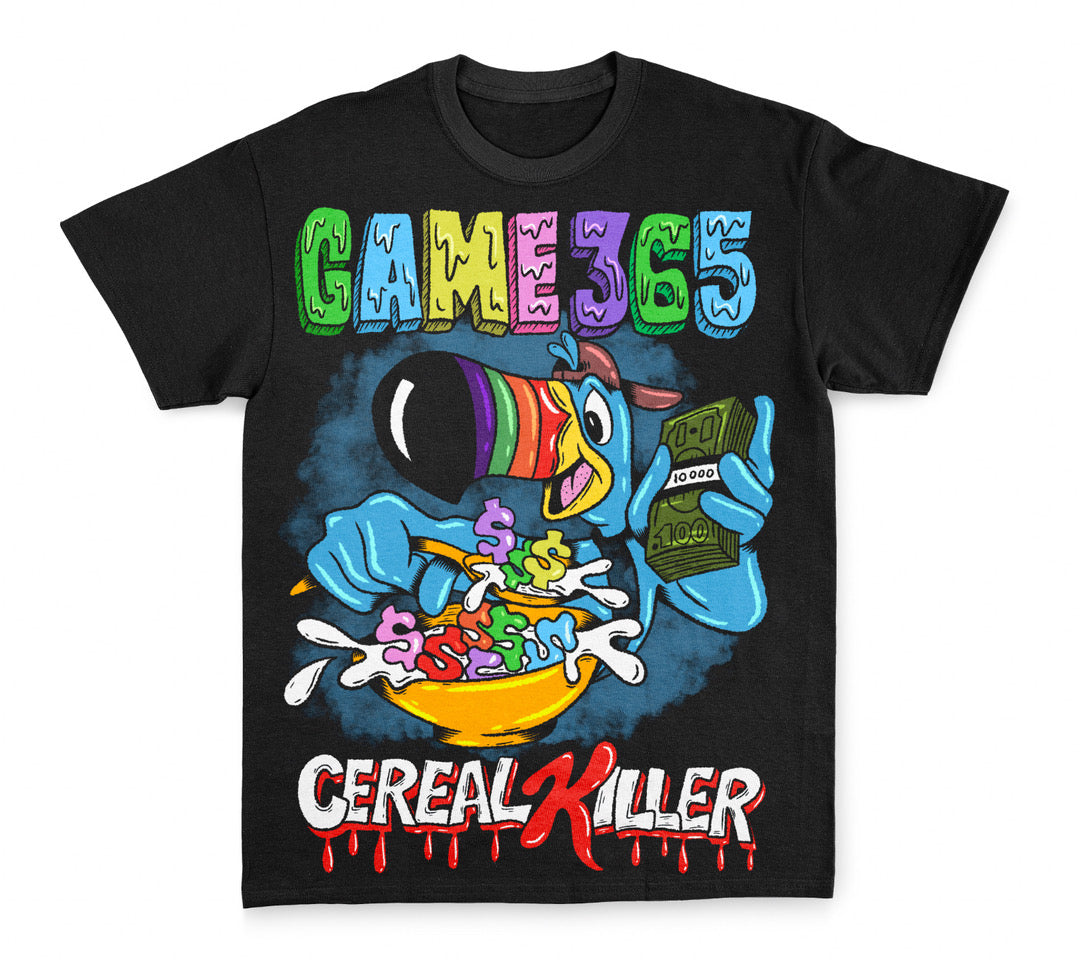 GAME 365 “Cereal Killer” Graphic T-Shirt