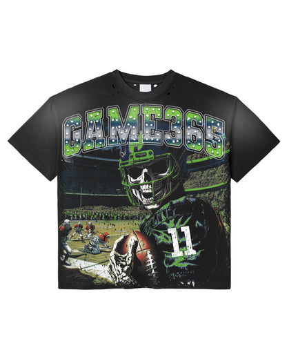 GAME 365: 2026 Limited edition Seahawk's Superbowl Tee W/ Rhinestones